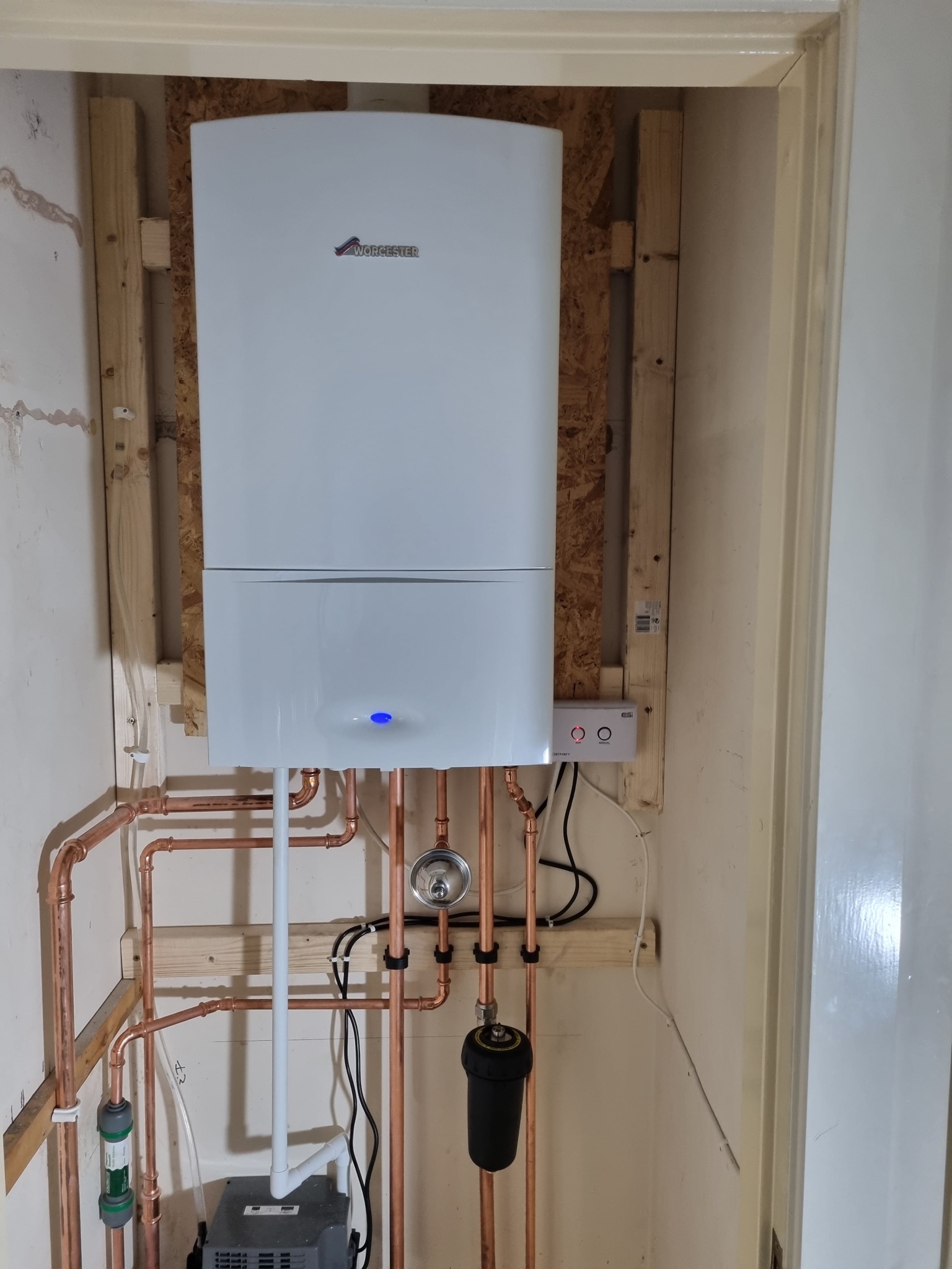 Worcester Bosch boiler installations across the East Midlands